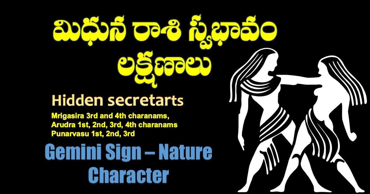 Mithuna Rasi / Gemini Zodiac Sign In Telugu Hidden Secrets » Dasami