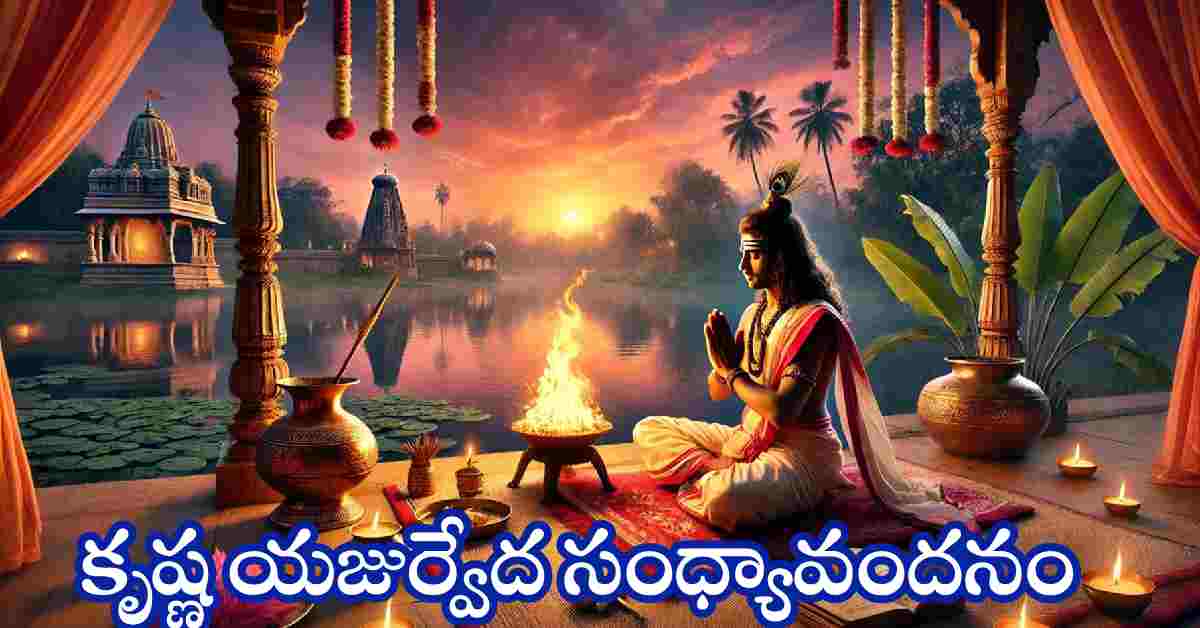 Krishna Yajurveda Sandhya Vandanam in telugu