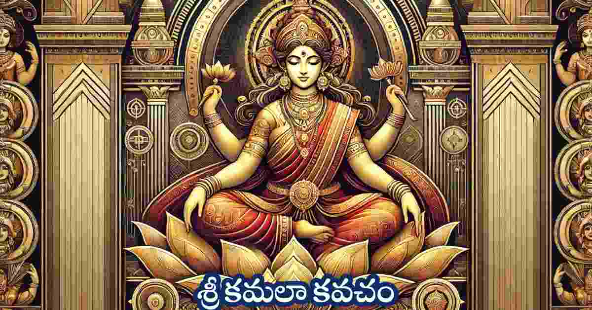 sri kamala kavacham in telugu