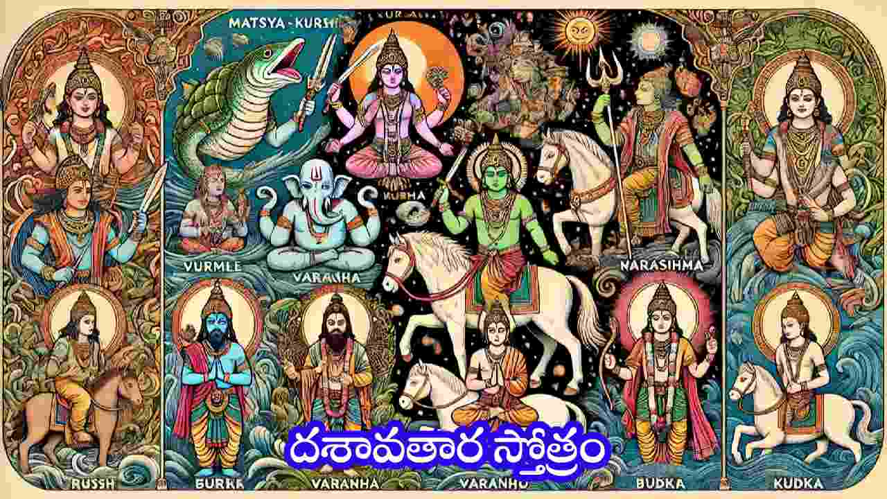 Dasavatara Stotram in Telugu