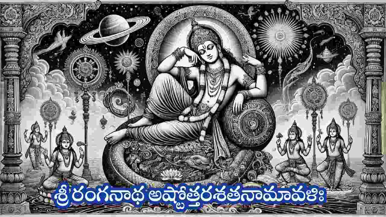 Ranganatha Ashtottara Shatanamavali in Telugu