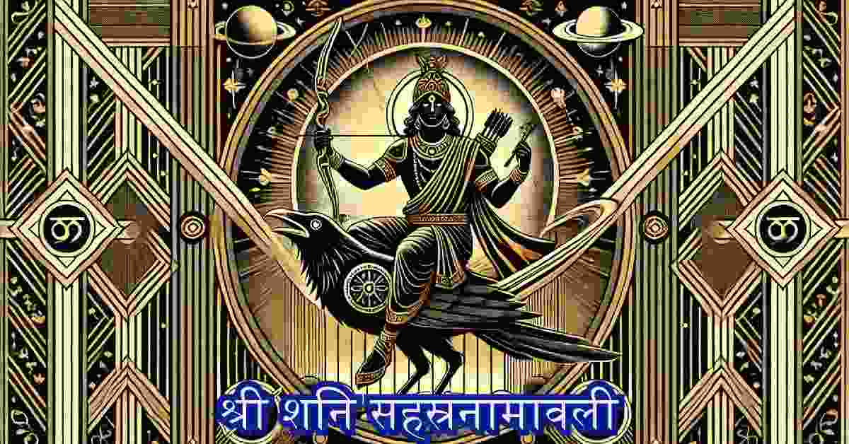 Shani Sahasranamavali in Hindi