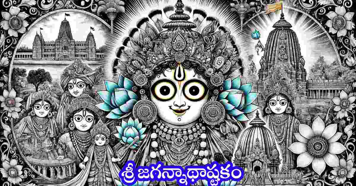 Sri Jagannatha Ashtakam Lyrics in Telugu With Meaning