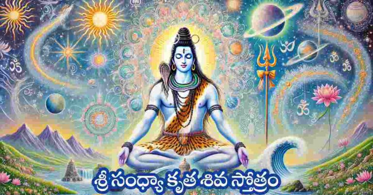 Sandhya Krutha Shiva Stotram in Telugu