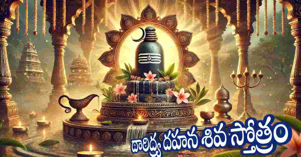 Daridrya Dahana Shiva Stotram in Telugu