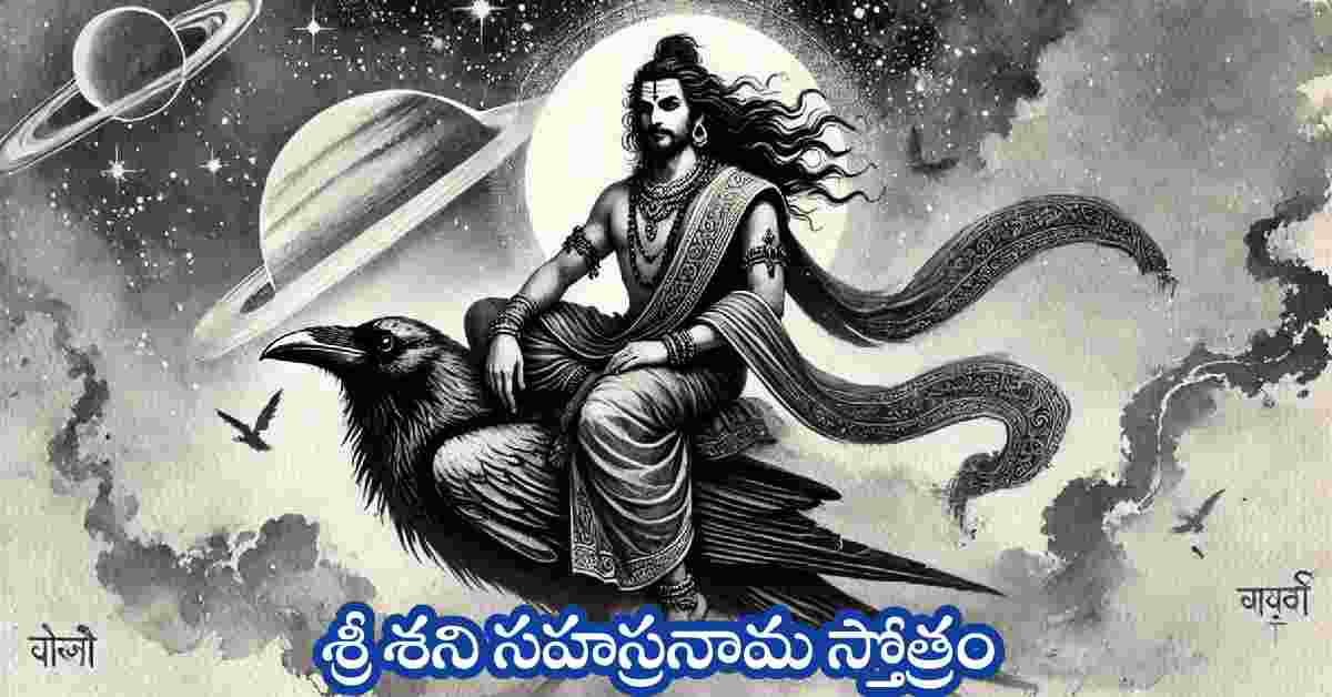 Shani Sahasranama Stotram in Telugu