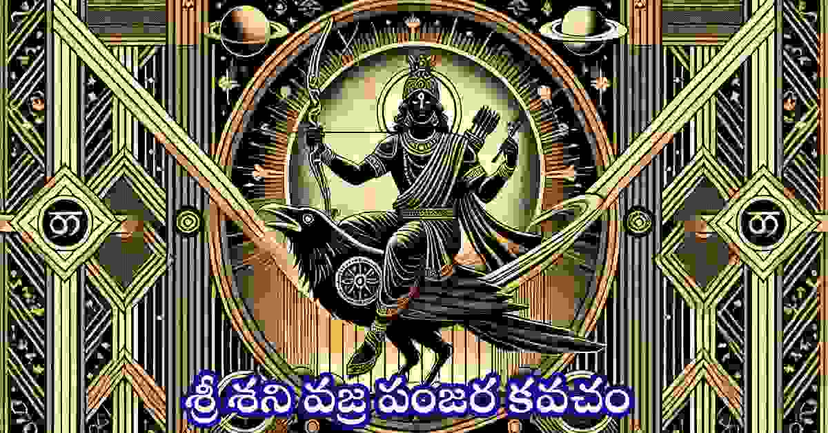 Shani Vajra Panjara Kavacham in Telugu