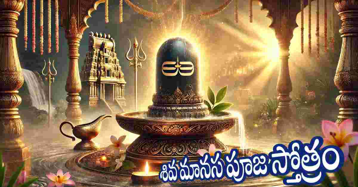 Shiva Manasa Pooja Stotram in telugu