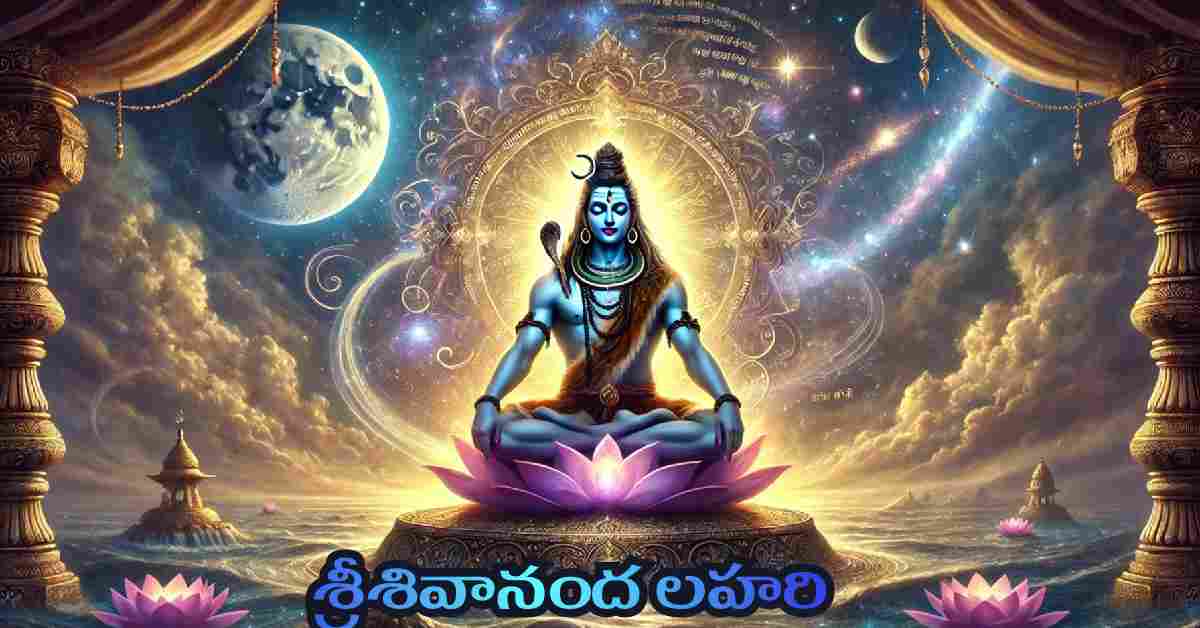 Shivananda Lahari Telugu Lyrics