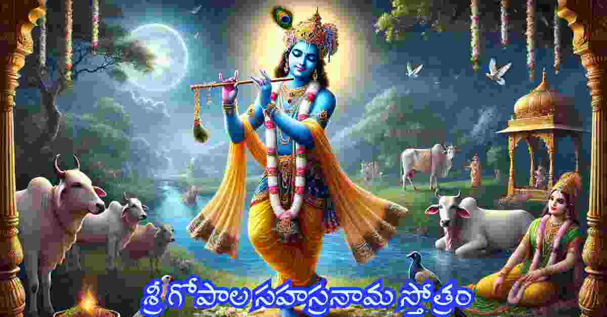 Gopala Sahasranama Stotram in Telugu