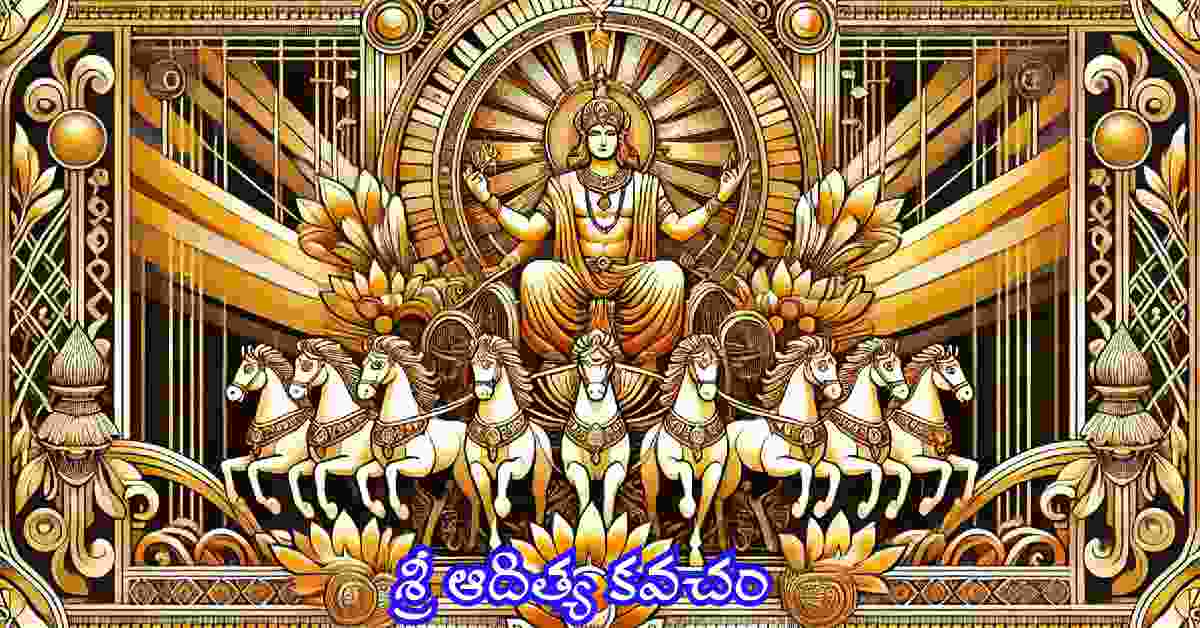 Sri aditya kavacham in telugu