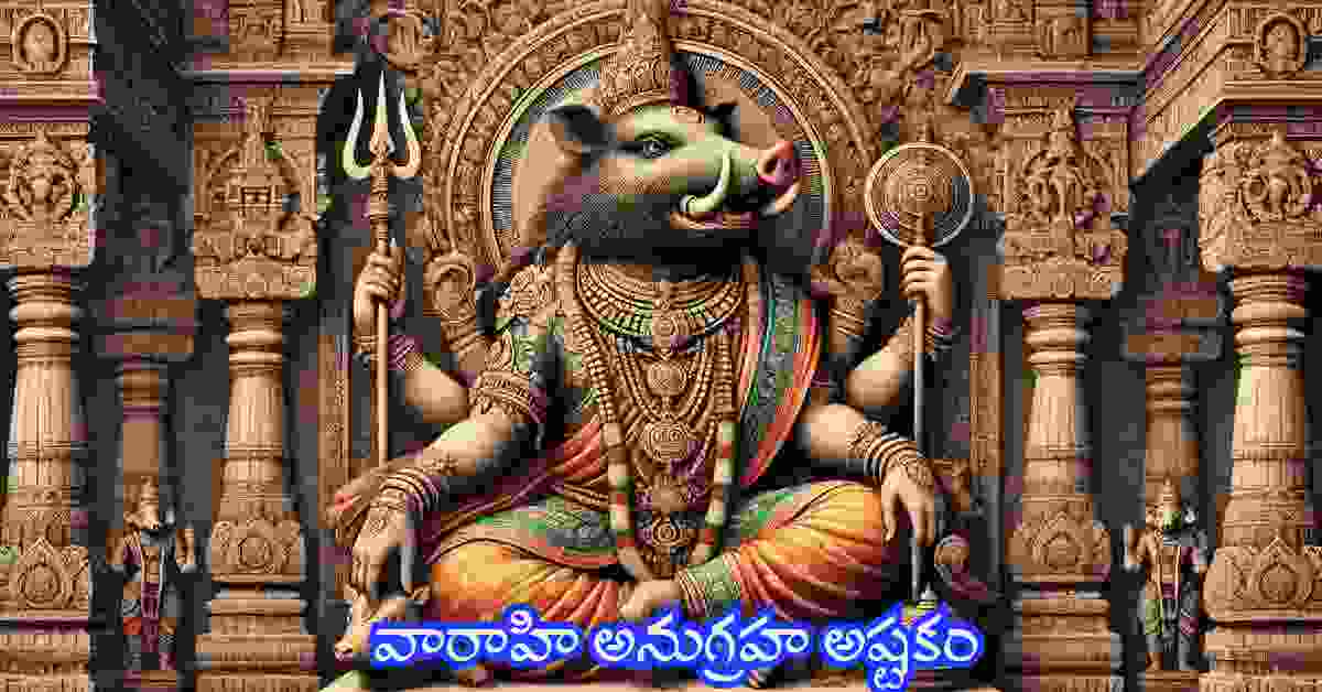 Varahi Anugraha Ashtakam in Telugu