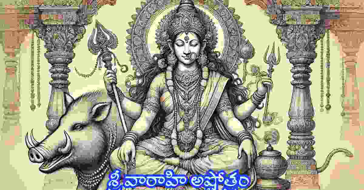 Varahi Ashtothram in Telugu