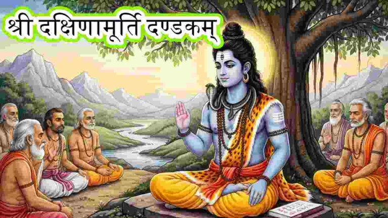 Dakshinamurthy Dandakam in Hindi