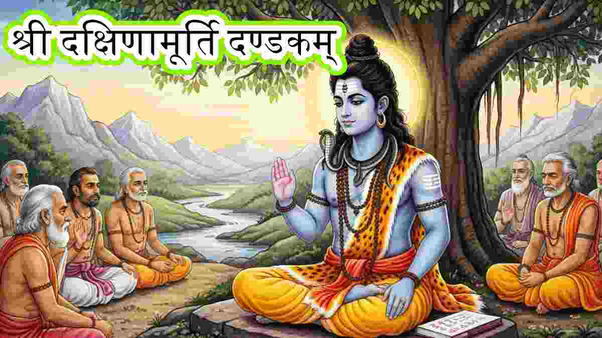 Dakshinamurthy Dandakam in Hindi